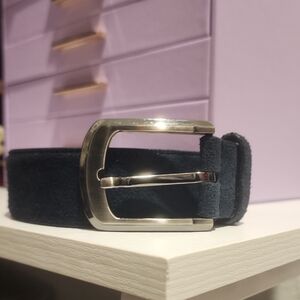 Jon Sonen Blue Sued Belt